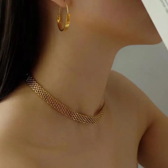 Waterproof gold plated choker - Picture 4 of 4